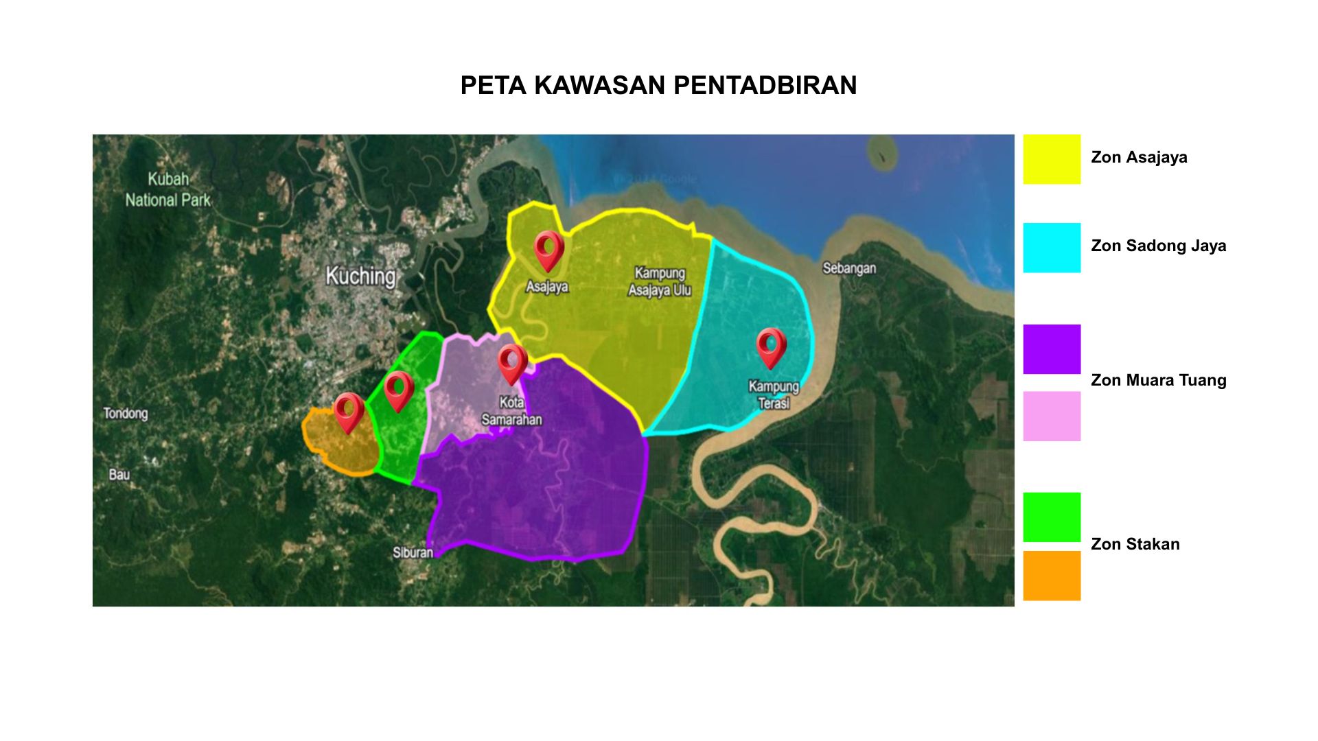 Peta kawasan pentadbiran